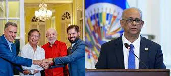 El-apoyo-del-Sur-para-el-canciller-de-Surinam,-Albert-Ramdin