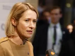 La-alta-representante-para-la-Política-Exterior-y-de-Seguridad-de-la-Unión-Europea,-Kaja-Kallas---AFP