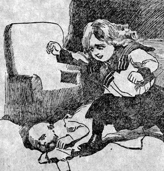 La-ilustración-de-1897-cuando-Retta-McCabe-mató-a-su-hermano-menor.-Foto:-Internet.